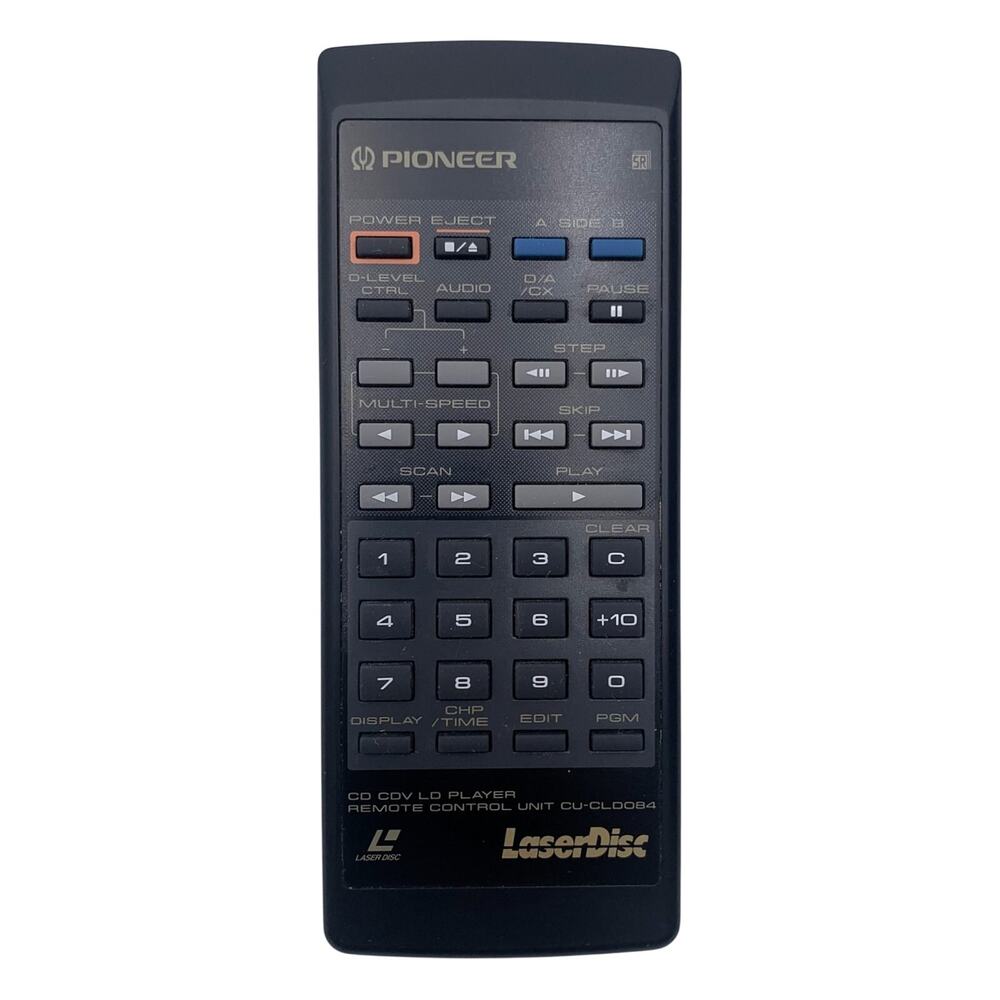 Pioneer CU-CLD084 CD/CDV/LD Player Remote Control Laser Disc OEM Genuine WORKS
